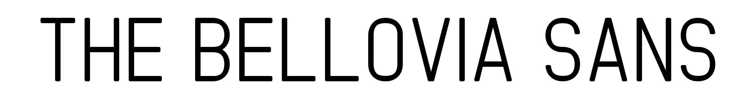 The Bellovia Sans